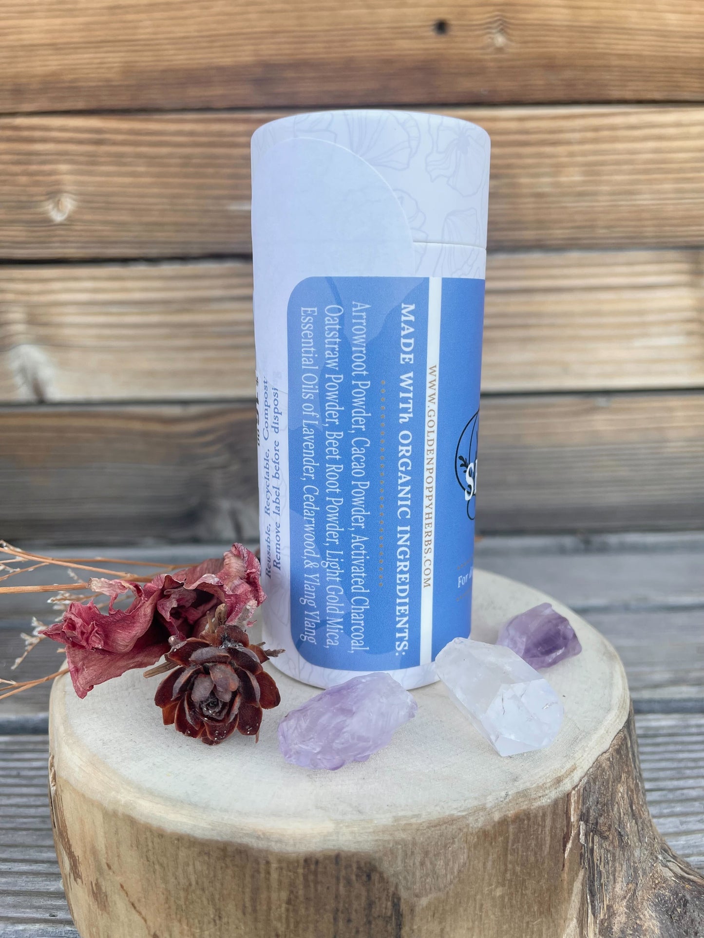 Herbal Dry Shampoo Powder, DARK 1 oz