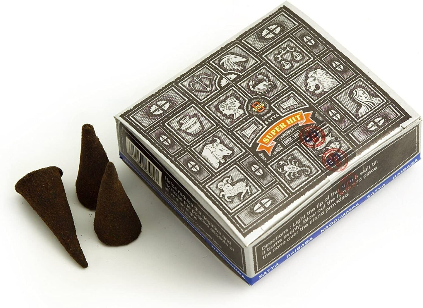 Satya Super Hit Dhoop Cones | 12pk